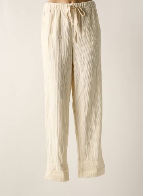 Pantalon droit blanc OPUS pour femme