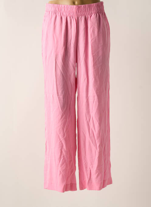 Pantalon droit rose VERO MODA pour femme