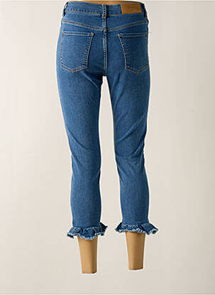 Jeans coupe slim tissage brut taille normale bleu MAURICE femme