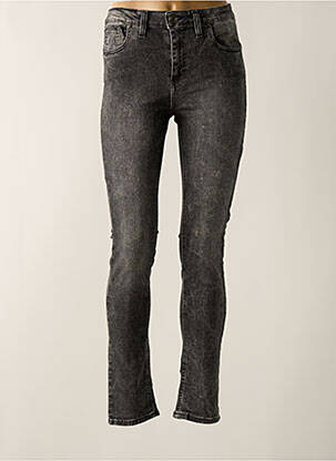 Jeans skinny taille normale taille normale gris ASTRID BLACK LABEL femme