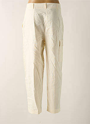 Pantalon cargo poches taille normale beige MANGO femme