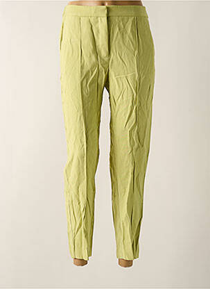 Pantalon chino taille normale taille normale vert MANGO femme