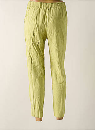 Pantalon chino taille normale taille normale vert MANGO femme