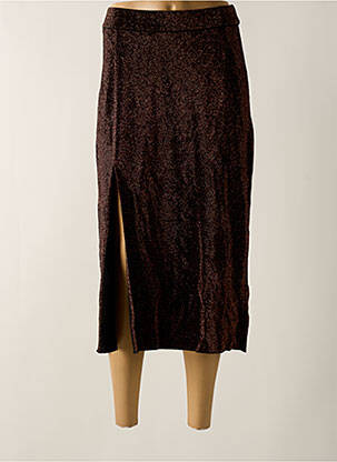 Jupe longue taille normale noir DEUX. BY ELINE DE MUNCK femme