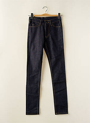 Jeans coupe slim tissage brut taille normale bleu CHEAP MONDAY femme
