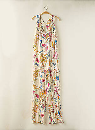 Combi-pantalon beige ASTRID BLACK LABEL pour femme