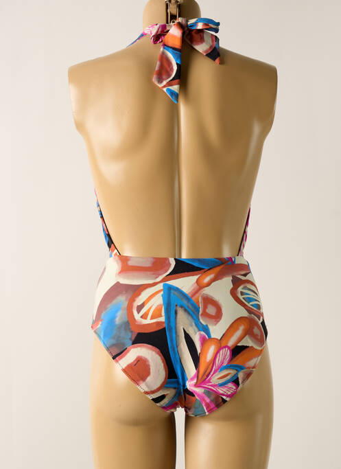 Maillot de bain 1 pièce beige ASTRID BLACK LABEL pour femme