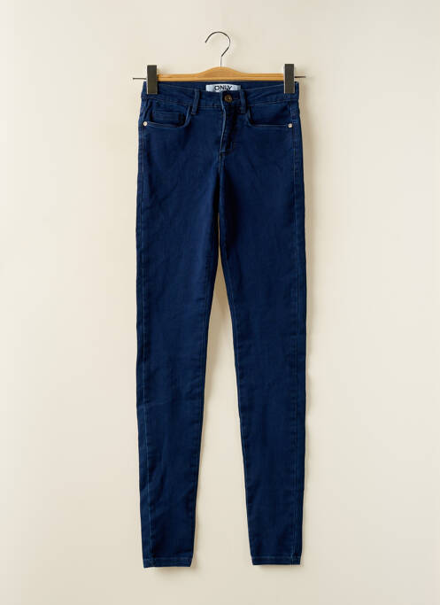 Jeans skinny tissage brut taille normale bleu ONLY femme