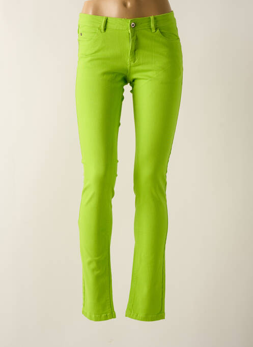 Pantalon slim vert FLAIR pour femme