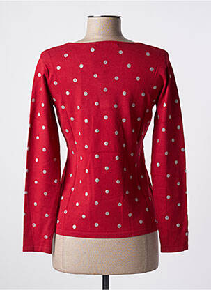 Pull coupe cintrée manches longues rouge GIORGIO BARBARA femme