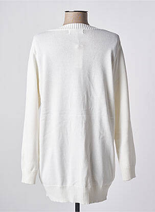 Gilet manches longues stretch blanc OR COLLECTION femme