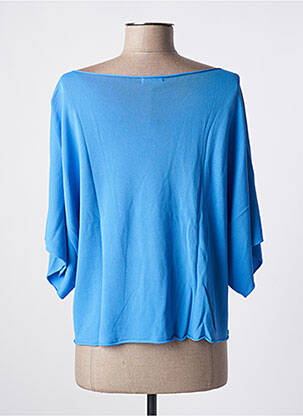 Pull stretch manches longues bleu JULIA PARIS femme