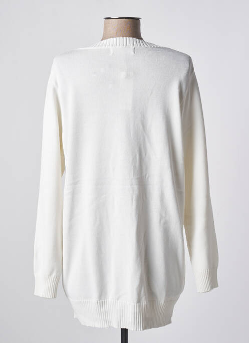 Gilet manches longues blanc OR COLLECTION pour femme