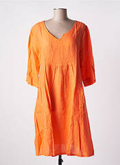 Robe mi-longue orange ALEXANDRE LAURENT pour femme seconde vue