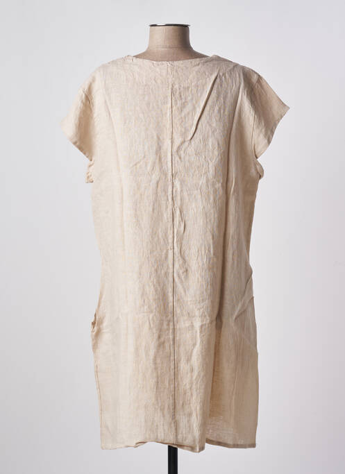 Robe mi-longue beige ALEXANDRE LAURENT pour femme