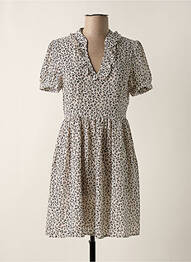 Robe courte manches courtes manches courtes noir LOVIE & CO femme
