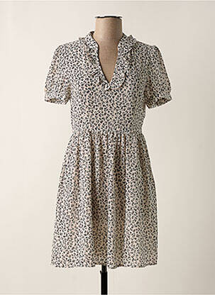 Robe courte manches courtes manches courtes noir LOVIE & CO femme