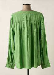 Blouse vert ICHI pour femme seconde vue