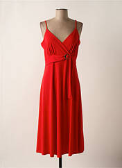 Robe mi-longue rouge MORGAN pour femme seconde vue