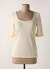 T-shirt beige ICHI pour femme seconde vue