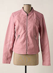 Veste simili cuir rose TIFFOSI pour femme seconde vue