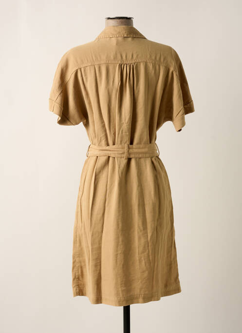Robe mi-longue beige GARCIA femme