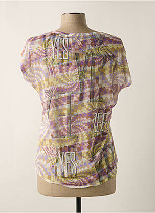 T-shirt coupe cintrée manches courtes violet YES.ZEE femme