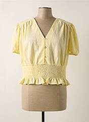 Blouse jaune MORGAN pour femme seconde vue