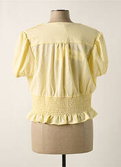 Blouse jaune MORGAN pour femme seconde vue