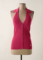 Gilet sans manche rose YES.ZEE pour femme seconde vue