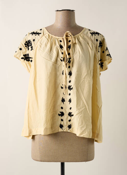 Blouse beige LES TROPEZIENNES PAR M.BELARBI pour femme