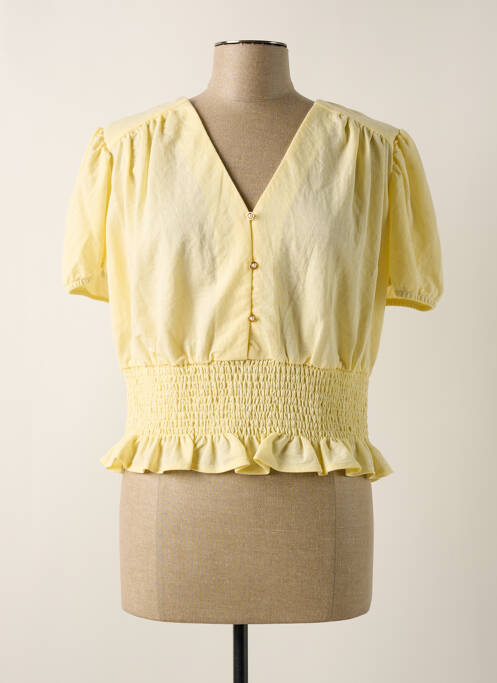 Blouse jaune MORGAN pour femme