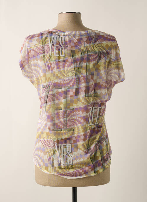 T-shirt violet YES.ZEE pour femme