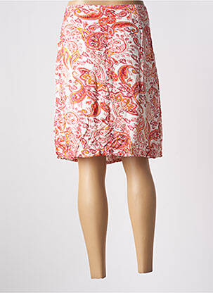 Jupe mi-longue taille à pinces rose DEELUXE femme