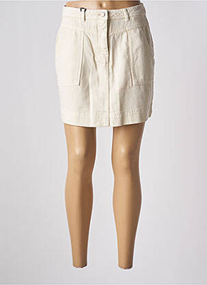 Jupe courte poches beige DEELUXE femme