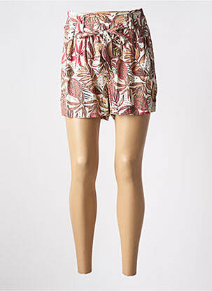 Short taille élastique beige GARCIA femme