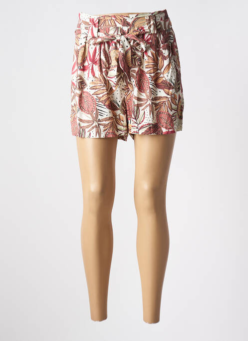 Short taille élastique beige GARCIA femme
