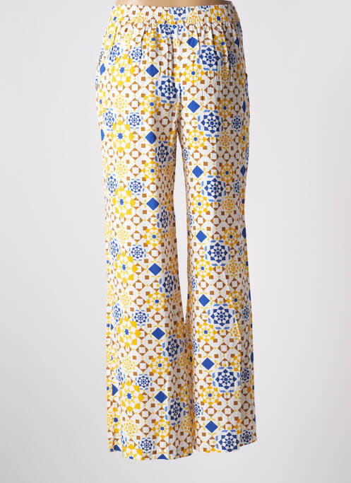 Pantalon large jaune LES TROPEZIENNES PAR M.BELARBI pour femme