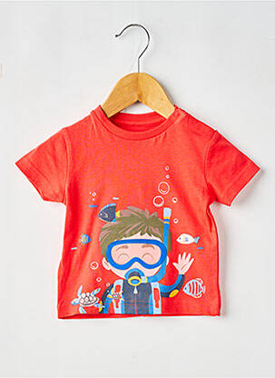 T-shirt stretch manches courtes rouge MAYORAL garçon
