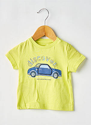 T-shirt stretch manches courtes vert MAYORAL garçon
