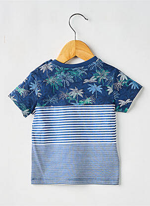 T-shirt stretch manches courtes bleu MAYORAL fille