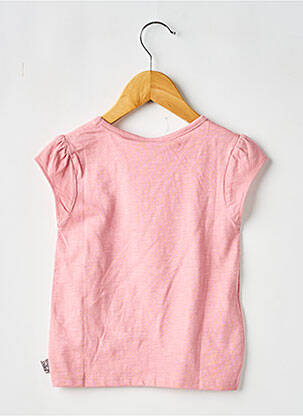 T-shirt stretch manches courtes rose BOBOLI fille