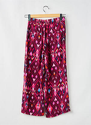 Pantalon 7/8 tissage popeline taille normale violet STREET ONE femme