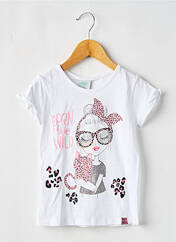 T-shirt blanc BOBOLI pour fille seconde vue