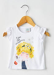 T-shirt blanc BOBOLI pour fille seconde vue