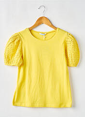 T-shirt jaune MAYORAL pour fille seconde vue