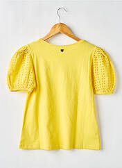 T-shirt jaune MAYORAL pour fille seconde vue