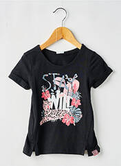 T-shirt noir BOBOLI pour fille seconde vue