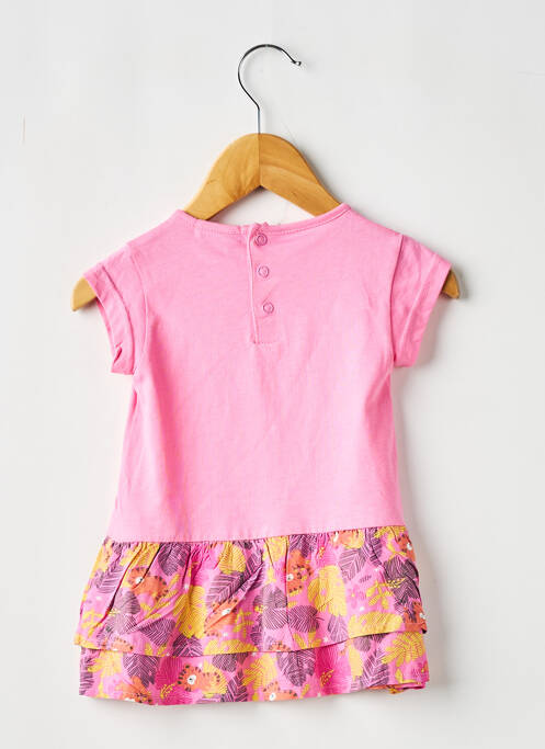 Robe mi-longue rose LOSAN pour fille