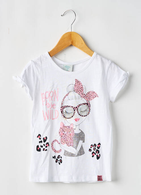 T-shirt blanc BOBOLI pour fille